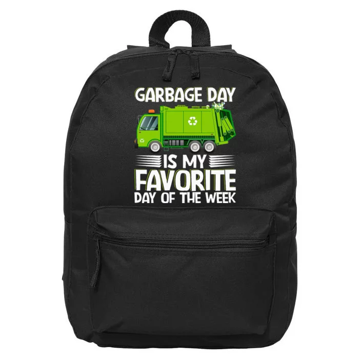 Garbage Day Waste Management Costume 16 in Basic Backpack