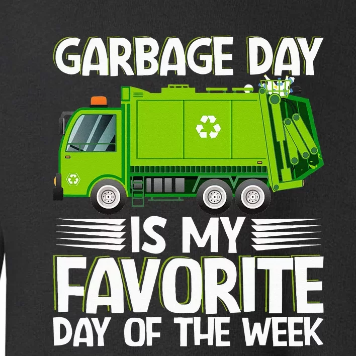 Garbage Day Waste Management Costume Toddler Sweatshirt