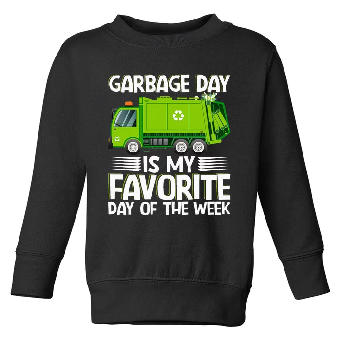 Garbage Day Waste Management Costume Toddler Sweatshirt