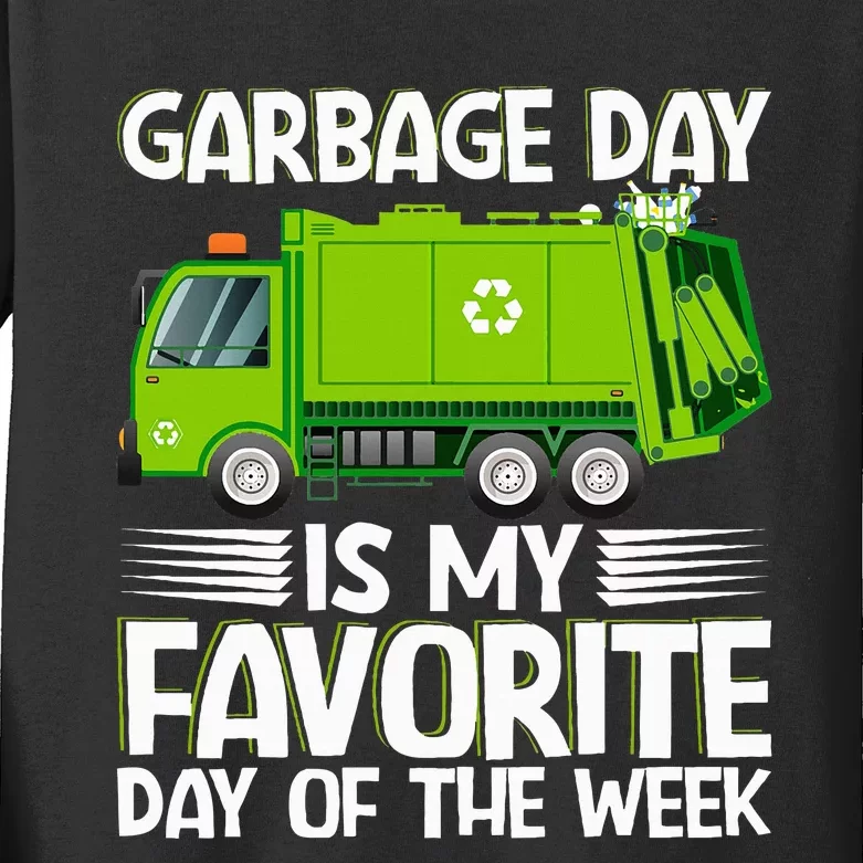 Garbage Day Waste Management Costume For Kids Long Sleeve Shirt