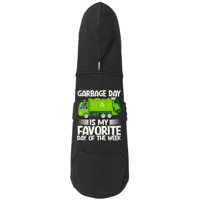 Garbage Day Waste Management Costume Doggie 3-End Fleece Hoodie