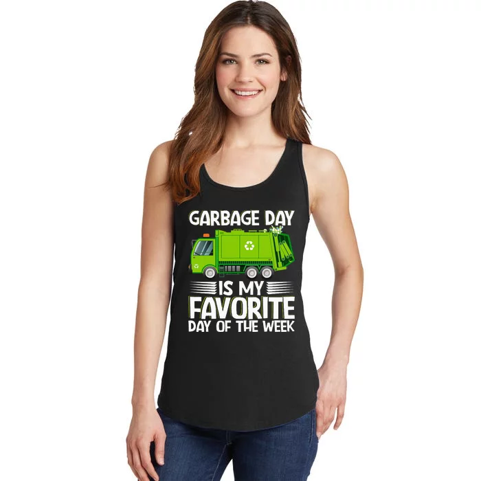 Garbage Day Waste Management Costume Ladies Essential Tank