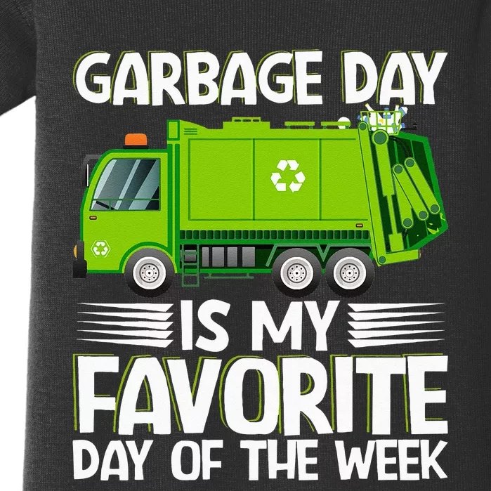 Garbage Day Waste Management Costume Baby Bodysuit