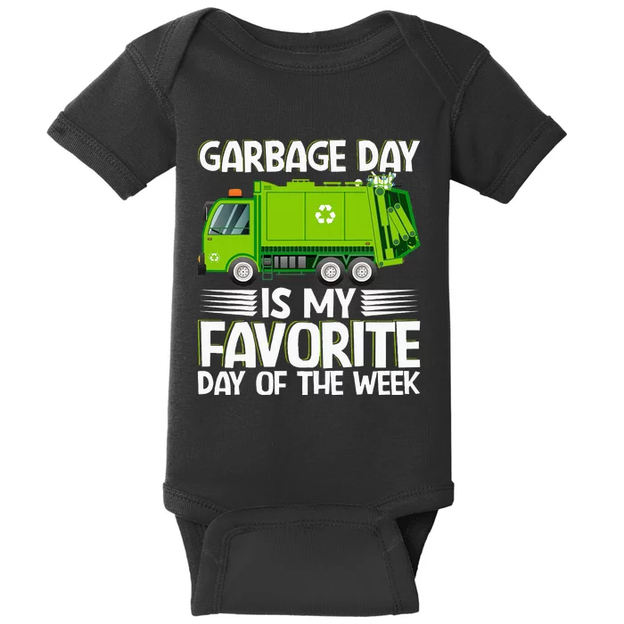 Garbage Day Waste Management Costume Baby Bodysuit