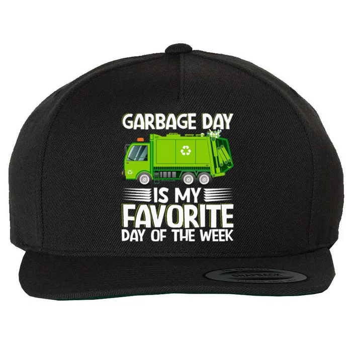 Garbage Day Waste Management Costume Wool Snapback Cap