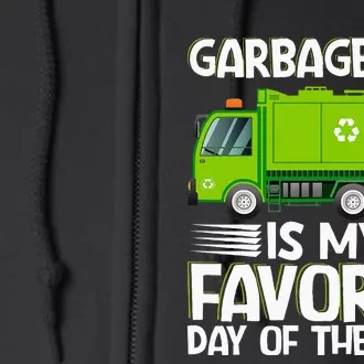 Garbage Day Waste Management Costume Full Zip Hoodie