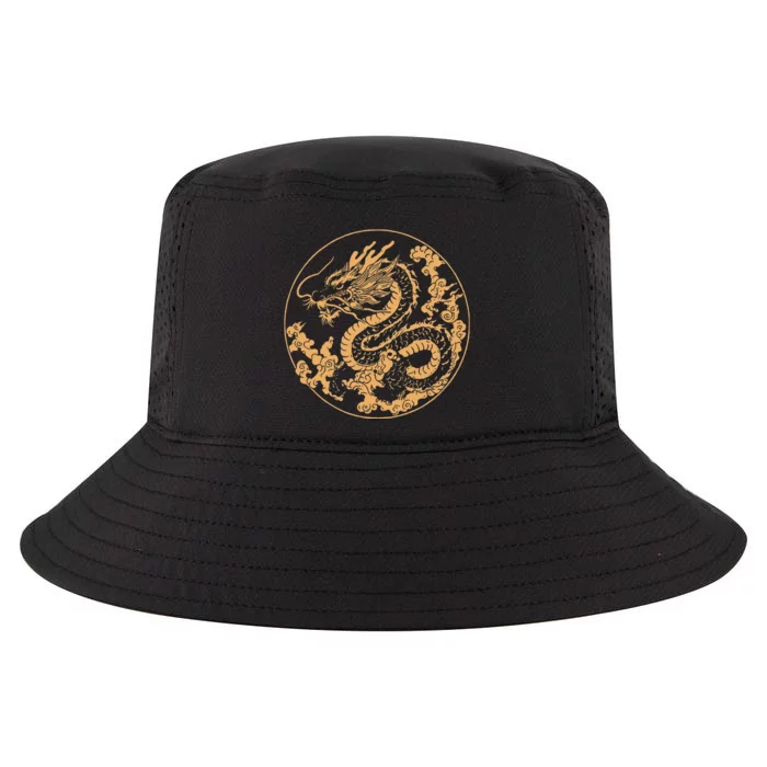 Golden Dragon Year Of The Dragon Cool Comfort Performance Bucket Hat