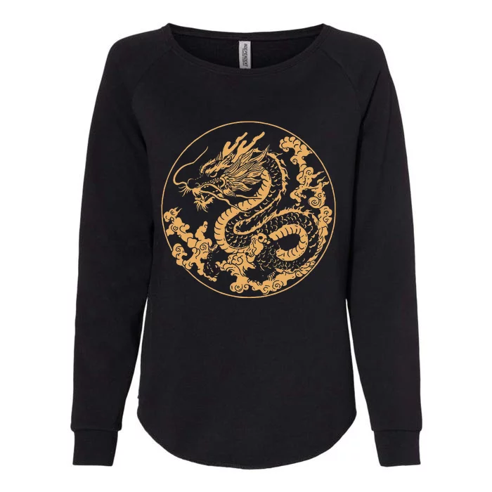 Golden Dragon Year Of The Dragon Womens California Wash Sweatshirt