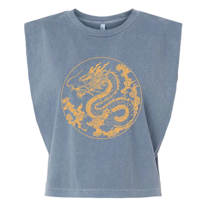 Golden Dragon Year Of The Dragon Garment-Dyed Women's Muscle Tee