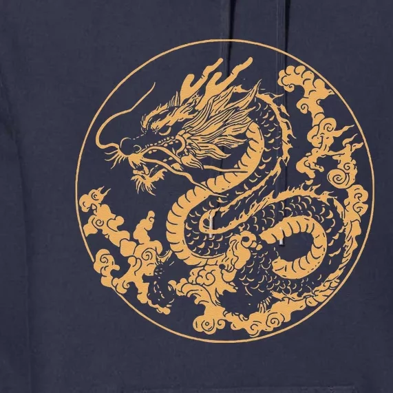 Golden Dragon Year Of The Dragon Premium Hoodie