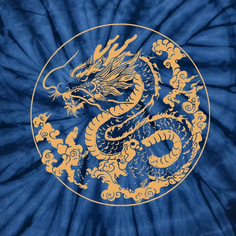 Golden Dragon Year Of The Dragon Tie-Dye T-Shirt