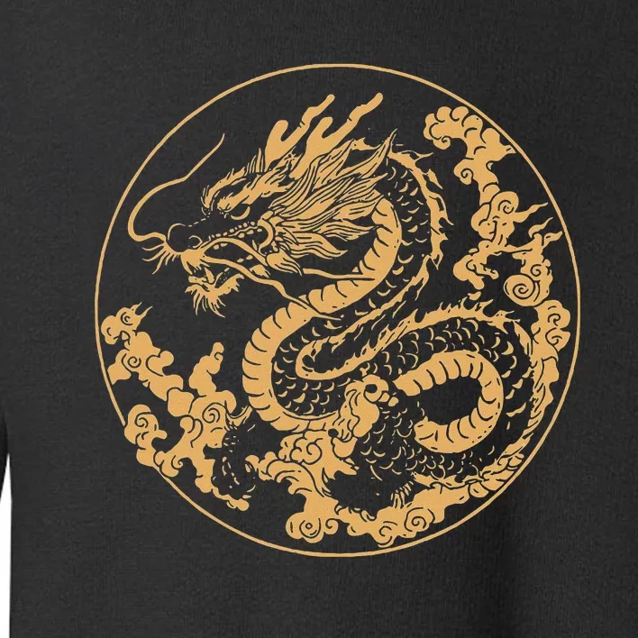 Golden Dragon Year Of The Dragon Toddler Sweatshirt