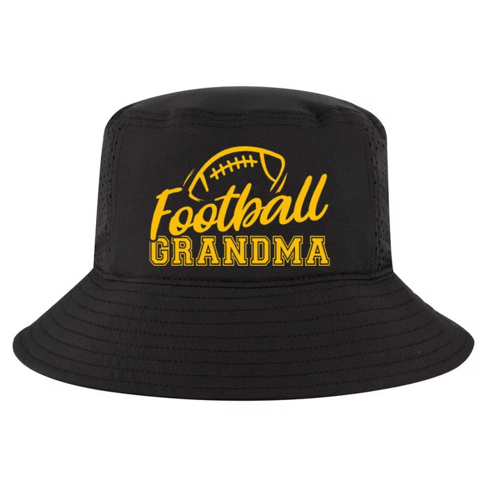 Game Day Yellow Black High School Football Grandma Cool Comfort Performance Bucket Hat