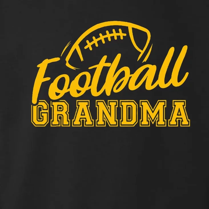 Game Day Yellow Black High School Football Grandma Toddler Hoodie