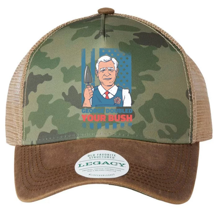 George Doubled Your Bush Funny Garden Legacy Tie Dye Trucker Hat