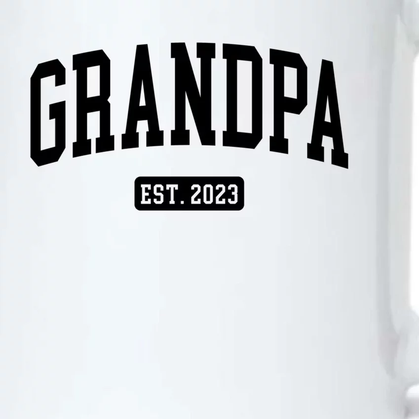 Grandpa Est 2023 New First Time Grandpa Great Gift Black Color Changing Mug