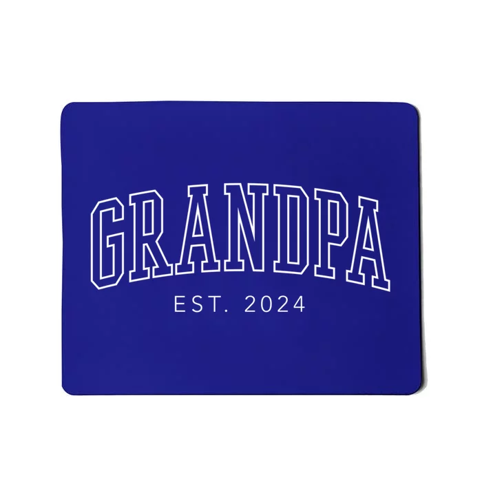 Grandpa Est 2024 Fathers Day Gift Mousepad