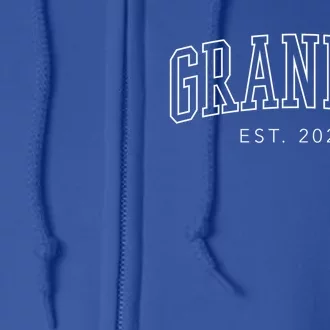 Grandpa Est 2024 Fathers Day Gift Full Zip Hoodie