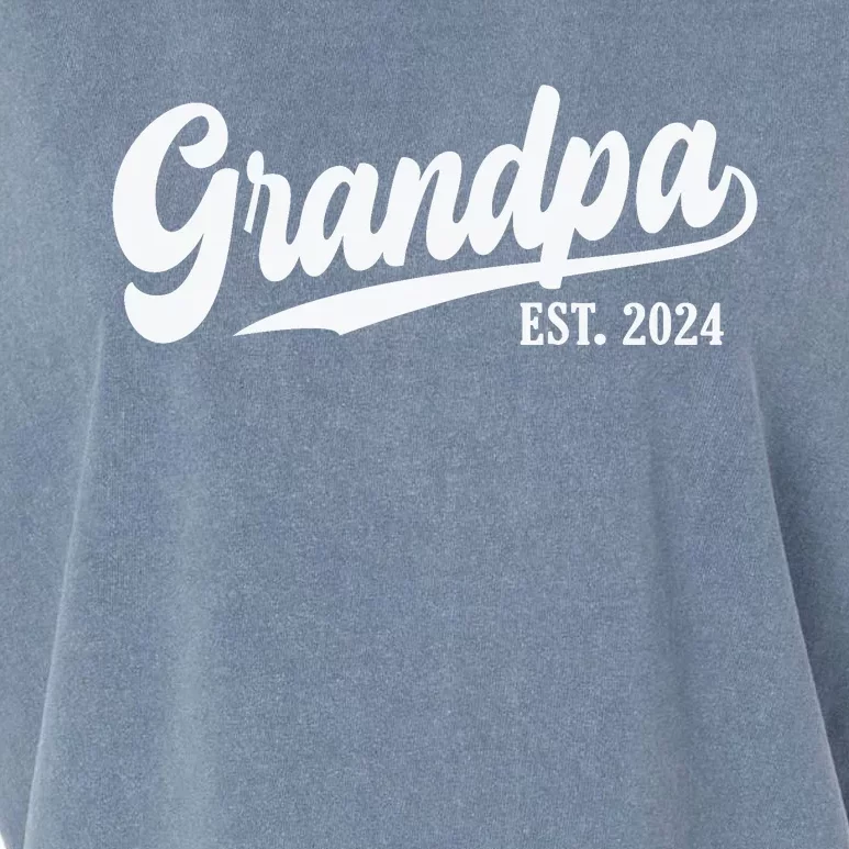 Grandpa Est 2024 Garment-Dyed Women's Muscle Tee