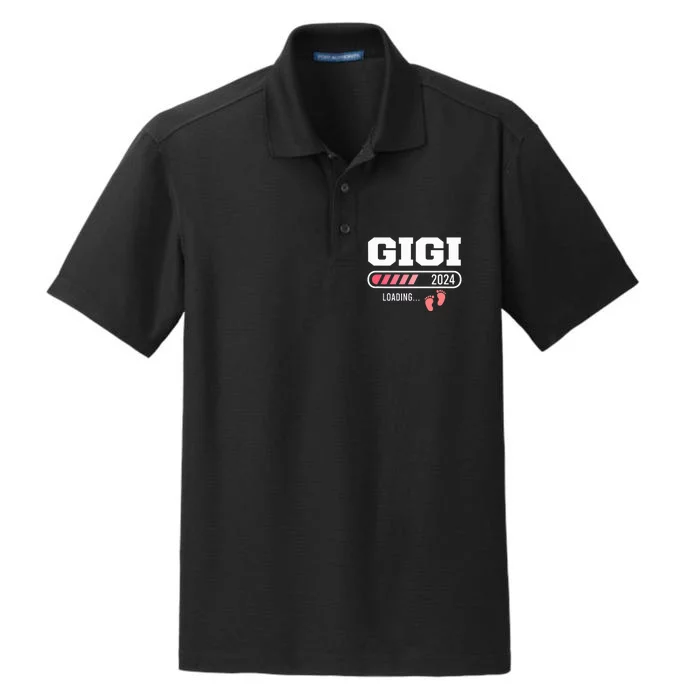 Gigi Est 2024 Soon To Be New Gigi Funny Mother's Day Dry Zone Grid Performance Polo