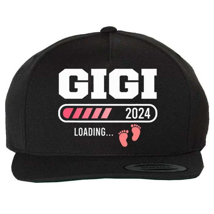 Gigi Est 2024 Soon To Be New Gigi Funny Mother's Day Wool Snapback Cap