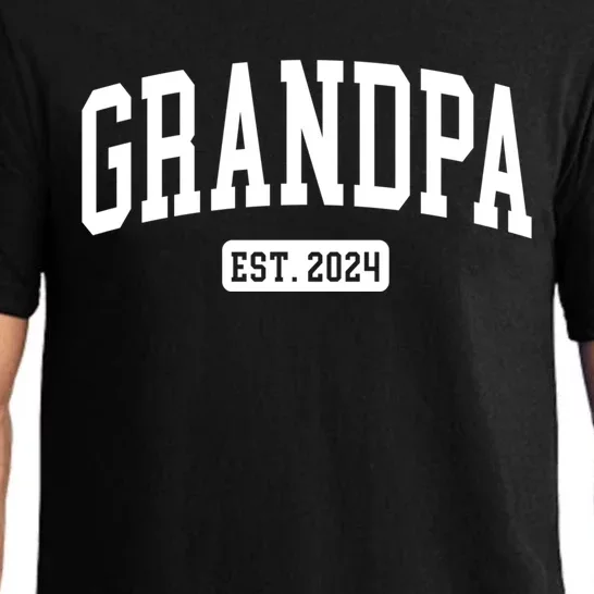 Grandpa Est 2024 Cute Gift Pajama Set