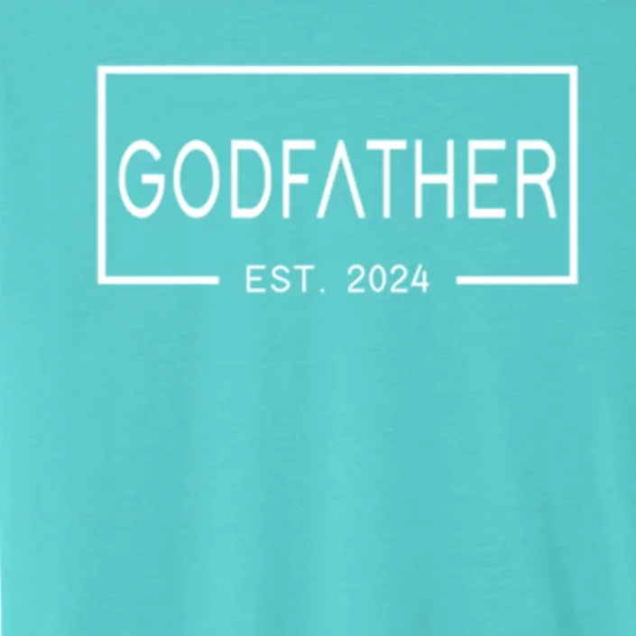 Godfather Est 2024 First Time Godfather FatherS Day Cute Gift ChromaSoft Performance T-Shirt