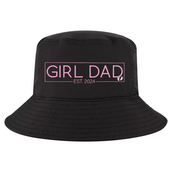 Girldad Est 2024 Newborn Daddy Father Baby Cool Comfort Performance Bucket Hat