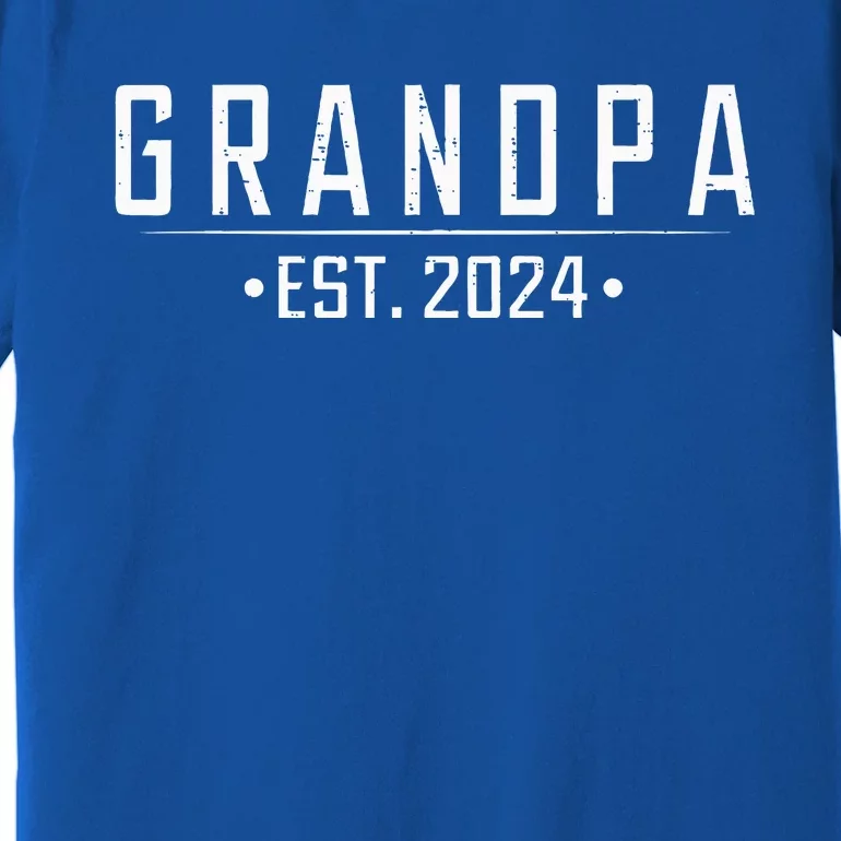 Grandpa Est 2024 Premium T-Shirt