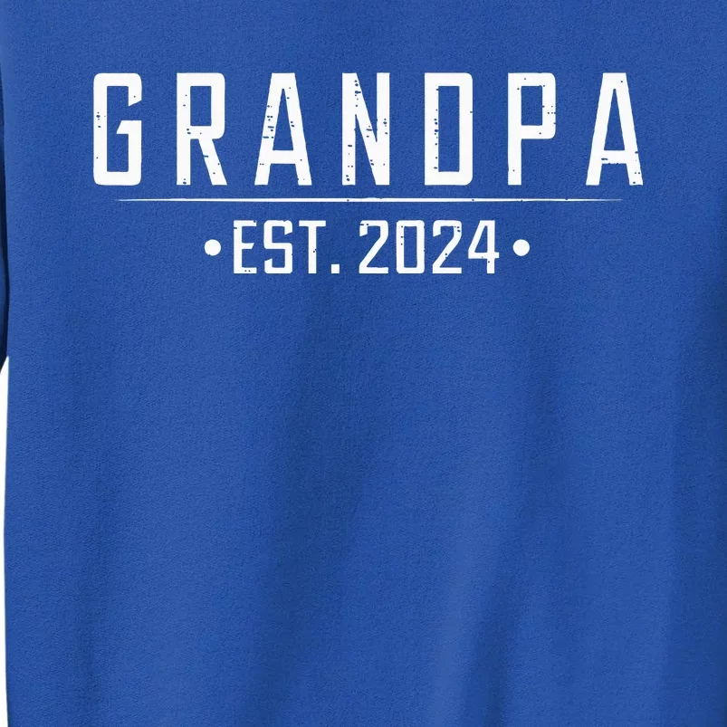 Grandpa Est 2024 Tall Sweatshirt