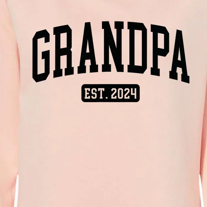 Grandpa Est. 2024 Womens California Wash Sweatshirt