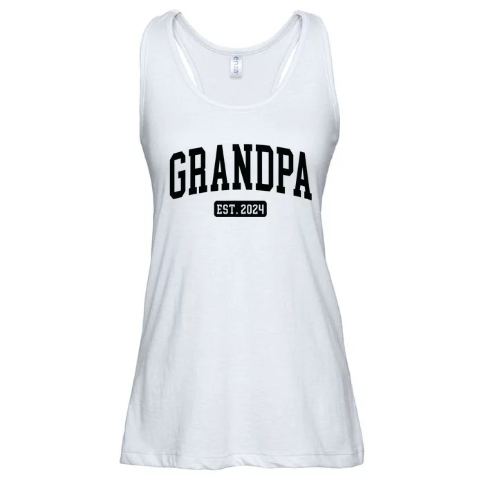 Grandpa Est. 2024 Ladies Essential Flowy Tank