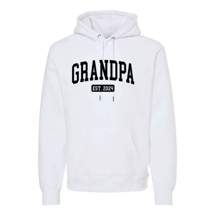 Grandpa Est. 2024 Premium Hoodie