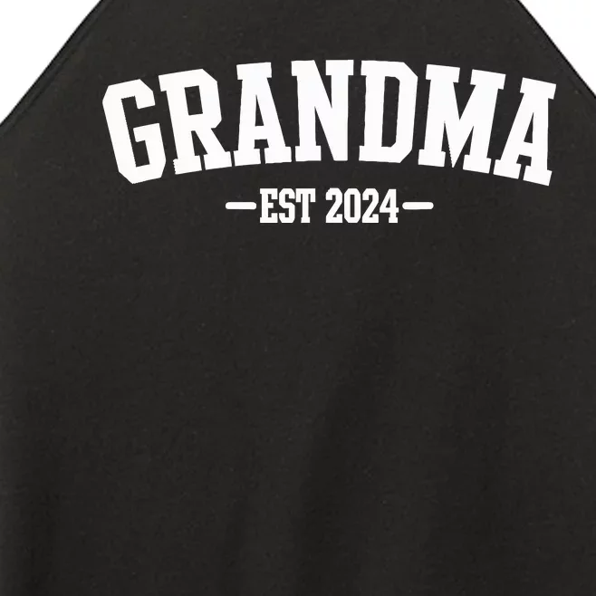 Grandma Est 2024 Promoted To Grandma 2024 For Grandmother Women’s Perfect Tri Rocker Tank