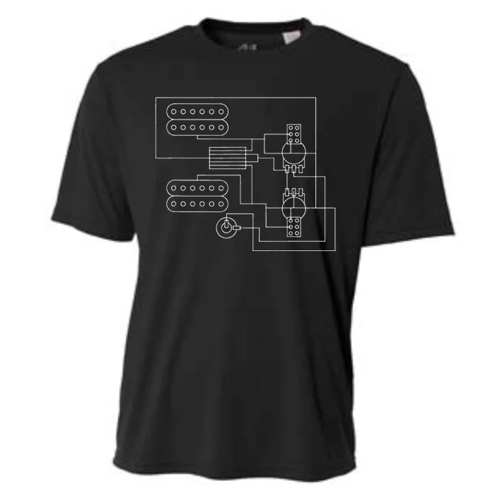 Guitar Electronics 2 Humbuckers Wiring Diagram Guitar Tech Cooling Performance Crew T-Shirt