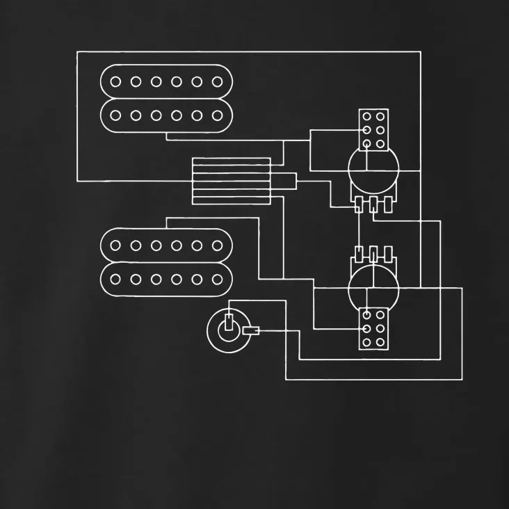 Guitar Electronics 2 Humbuckers Wiring Diagram Guitar Tech Toddler Hoodie