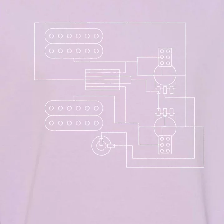 Guitar Electronics 2 Humbuckers Wiring Diagram Guitar Tech Garment-Dyed Sweatshirt