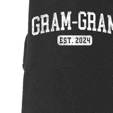 Gramgram Est 2024 Promoted To Gramgram Announcet Doggie 3-End Fleece Hoodie