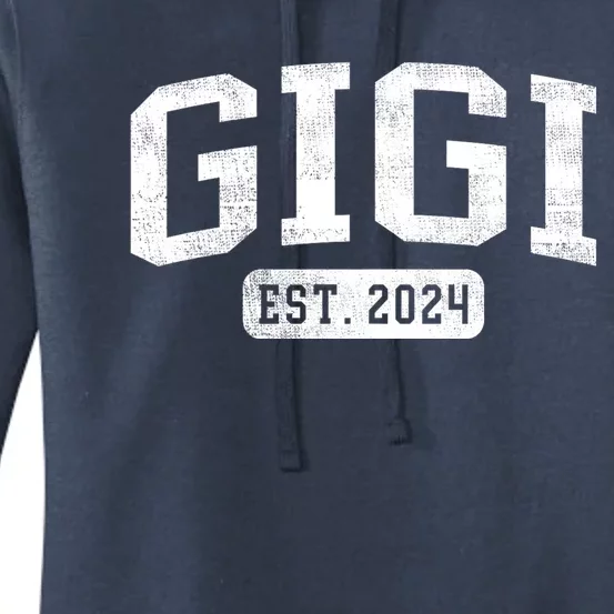 Gigi Est 2024 Promoted To Gigi Announcement Women's Pullover Hoodie