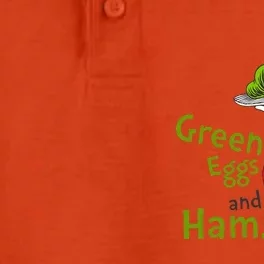 Green Eggs And Ham Title Dry Zone Grid Performance Polo