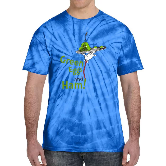 Green Eggs And Ham Title Tie-Dye T-Shirt