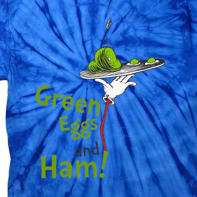 Green Eggs And Ham Title Tie-Dye T-Shirt