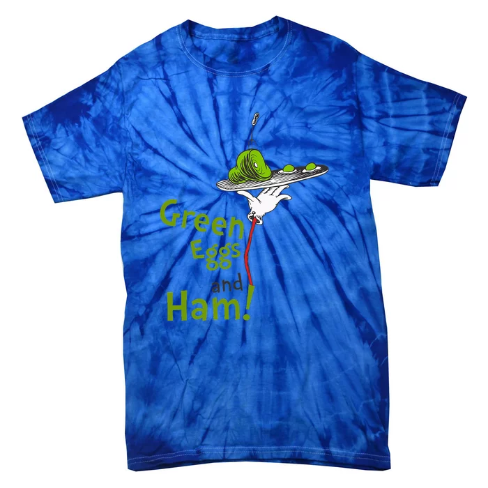 Green Eggs And Ham Title Tie-Dye T-Shirt