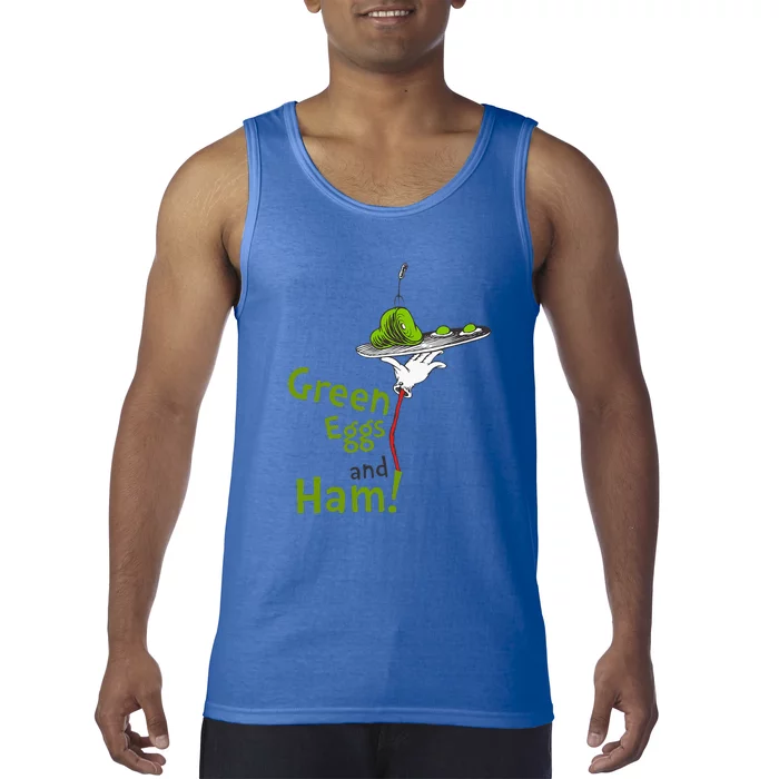 Green Eggs And Ham Title Tank Top