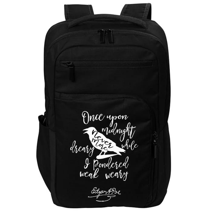 Gothic Edgar Allan Poe Impact Tech Backpack