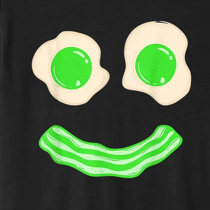 Green Eggs and Bacon Ham Smile Face Brunch Breakfast Costume ChromaSoft Performance T-Shirt