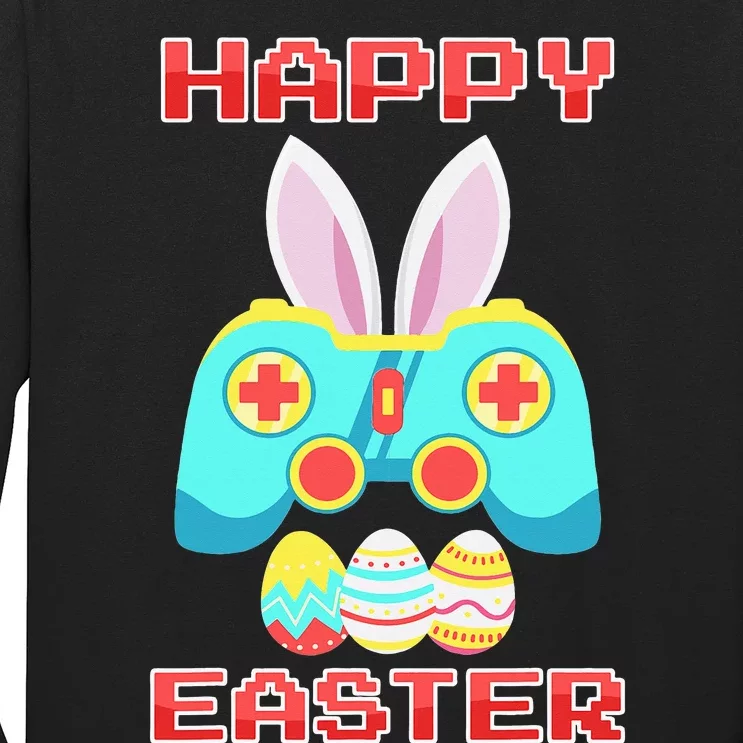 Gamer Easter Bunny Controller Easter Day Long Sleeve Shirt