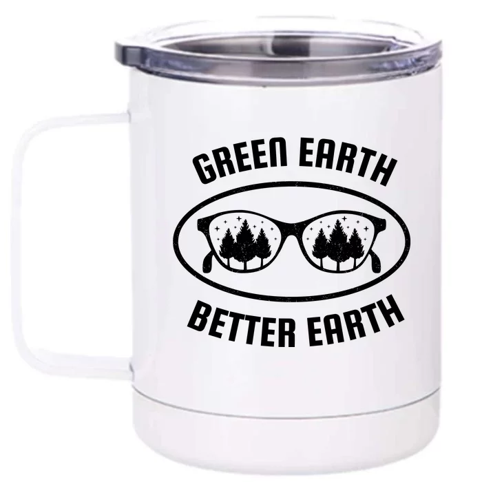 Green Earth Better Earth Front & Back 12oz Stainless Steel Tumbler Cup