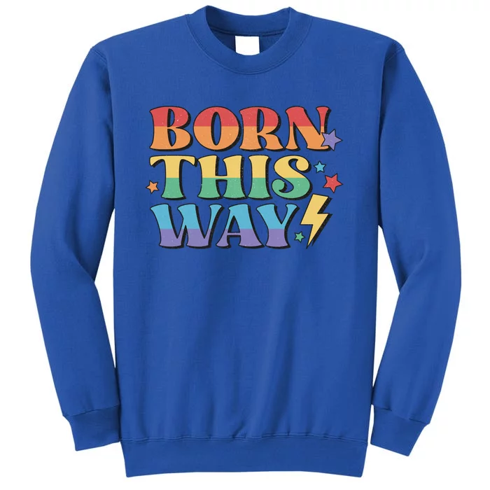 Gay Equality Born This Way Cool Gift Tall Sweatshirt