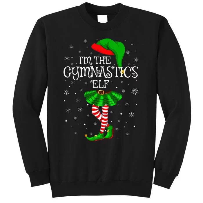 Gymnastics Elf Christmas Matching Family Elf Sweatshirt